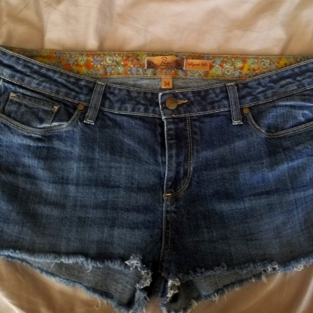 Paige shorts size 34